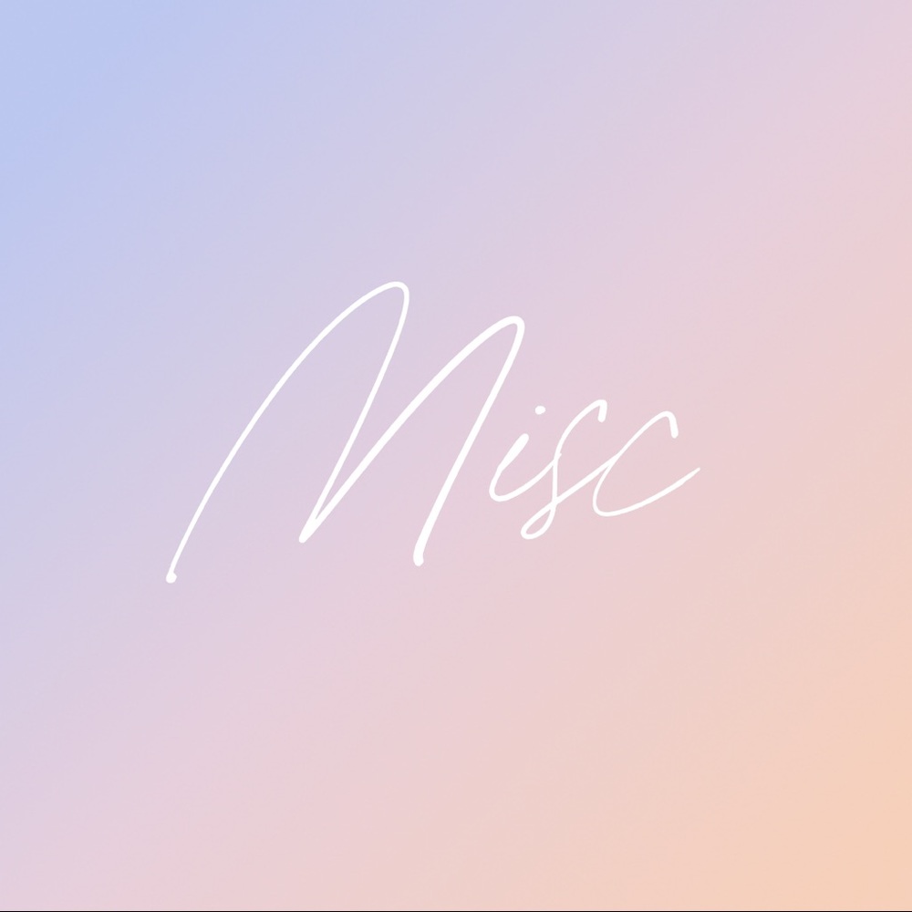 Miscellaneous ✨